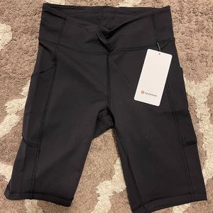 Lululemon 10” biker shorts